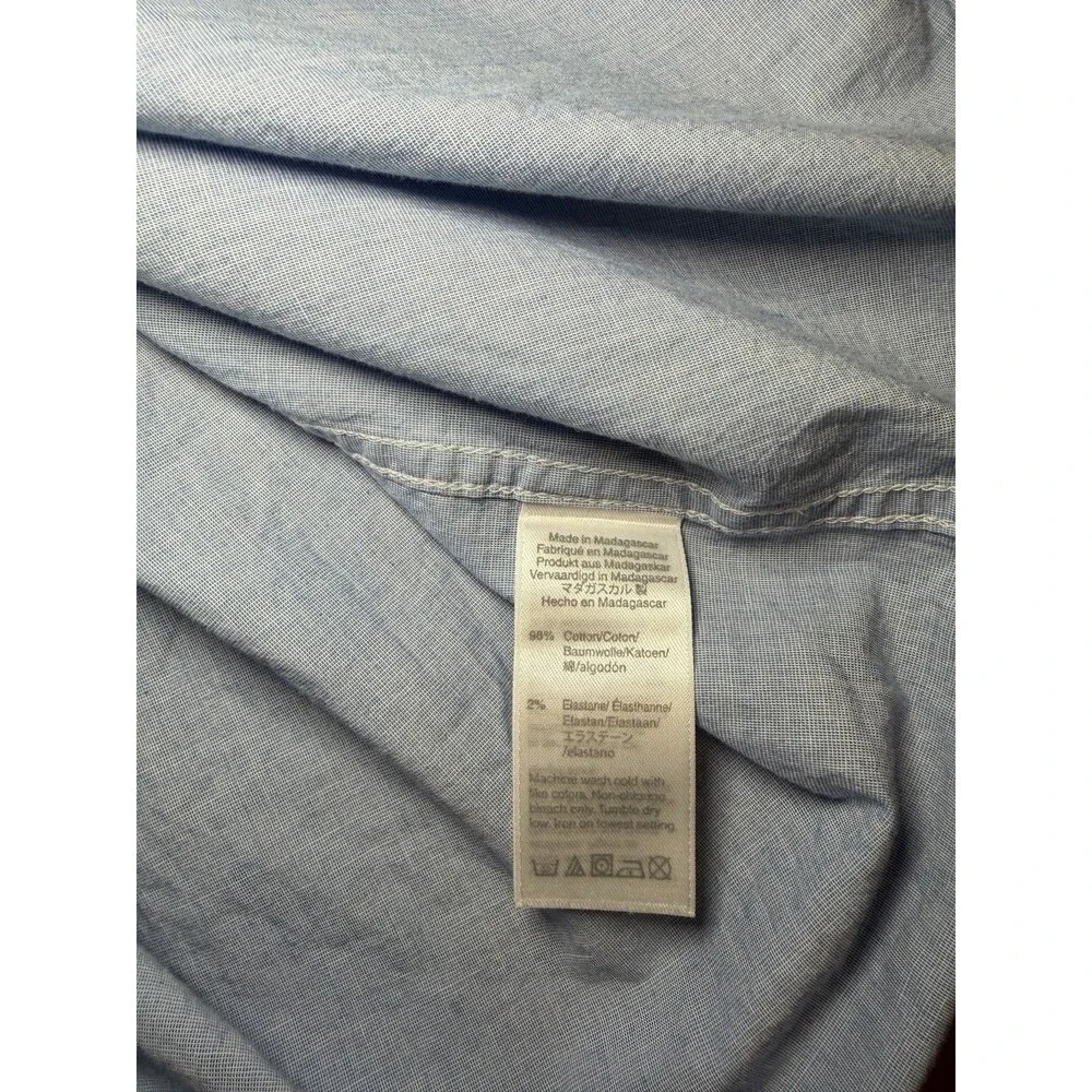 J.CREW Chambray Men’s Slim Fit Button-Down Shirt Blue XL